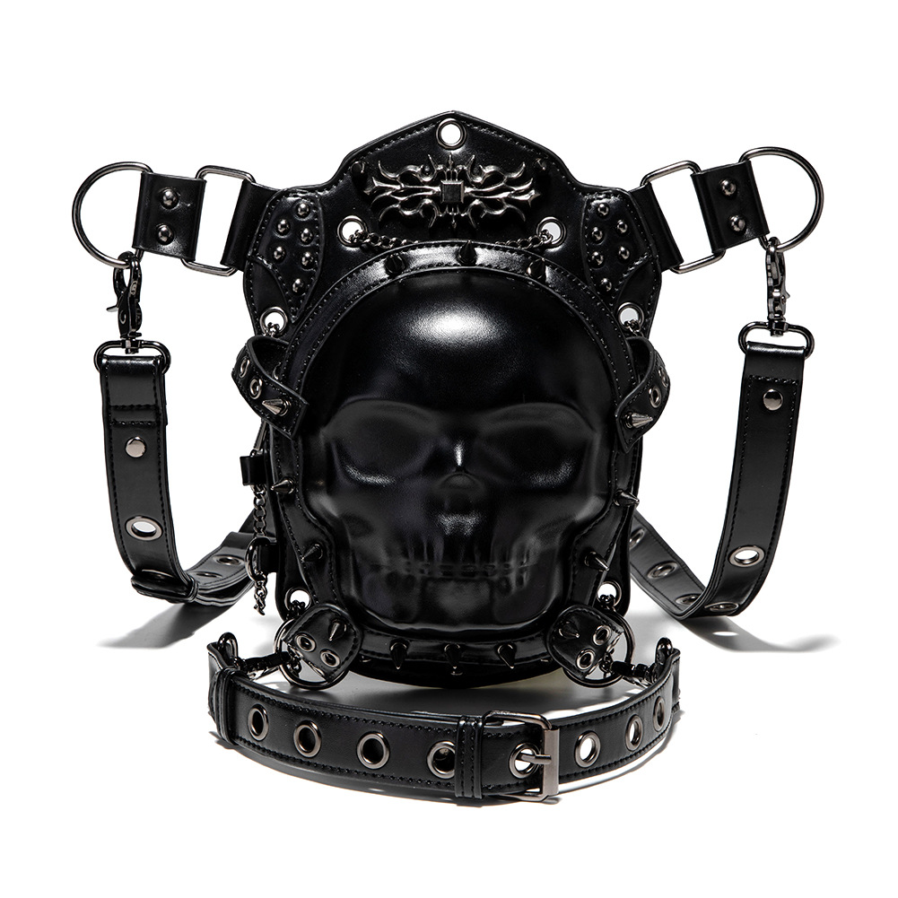 Black Skull Head Bag