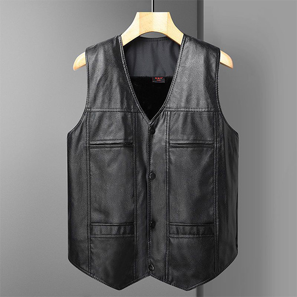 PU Leather Vest