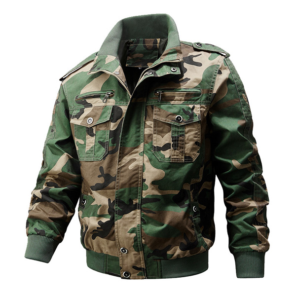 Full Sleeve Camo Jacket
