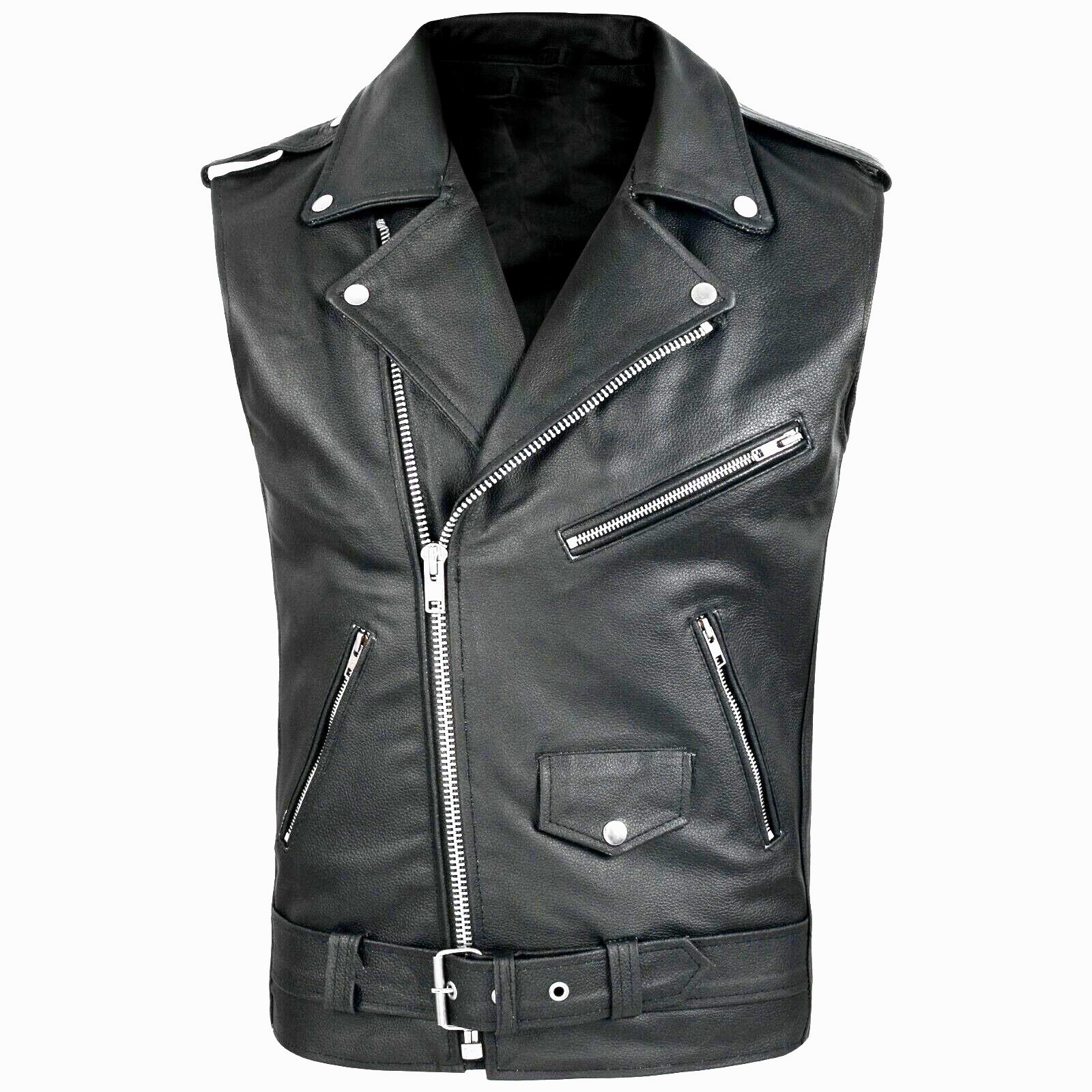 PU Vest Black
